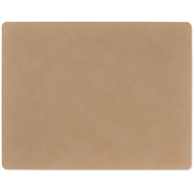 Square L Table Mat Nupo 35x45 cm, Nougat