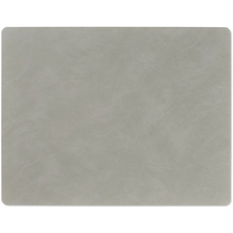Square L Table Mat Nupo 35x45 cm, Light Grey
