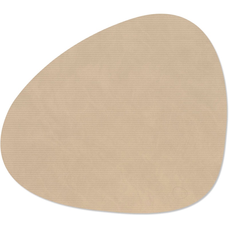 Curve L Corduroy Placemat, Sand