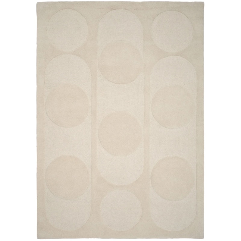 Orb Alliance Wool Rug 200x300 cm, White