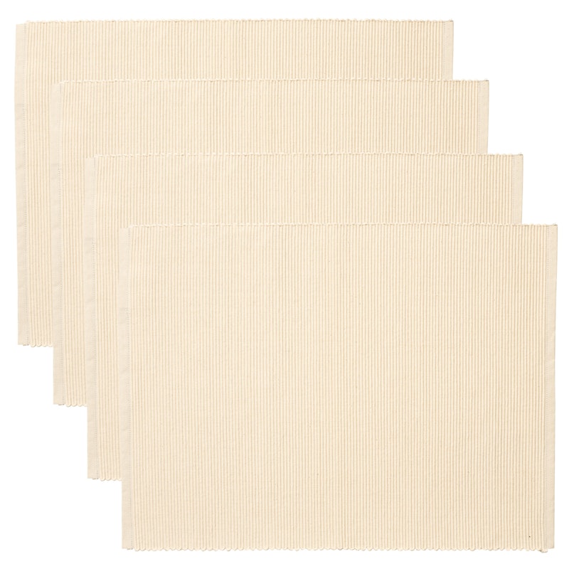 Uni Placemat 35x46 cm 4-pack, Creamy Beige