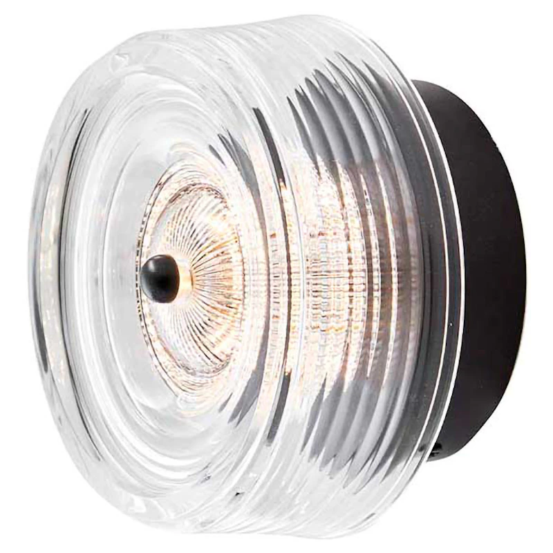 Glow Wall Lamp Ø16 cm, Black