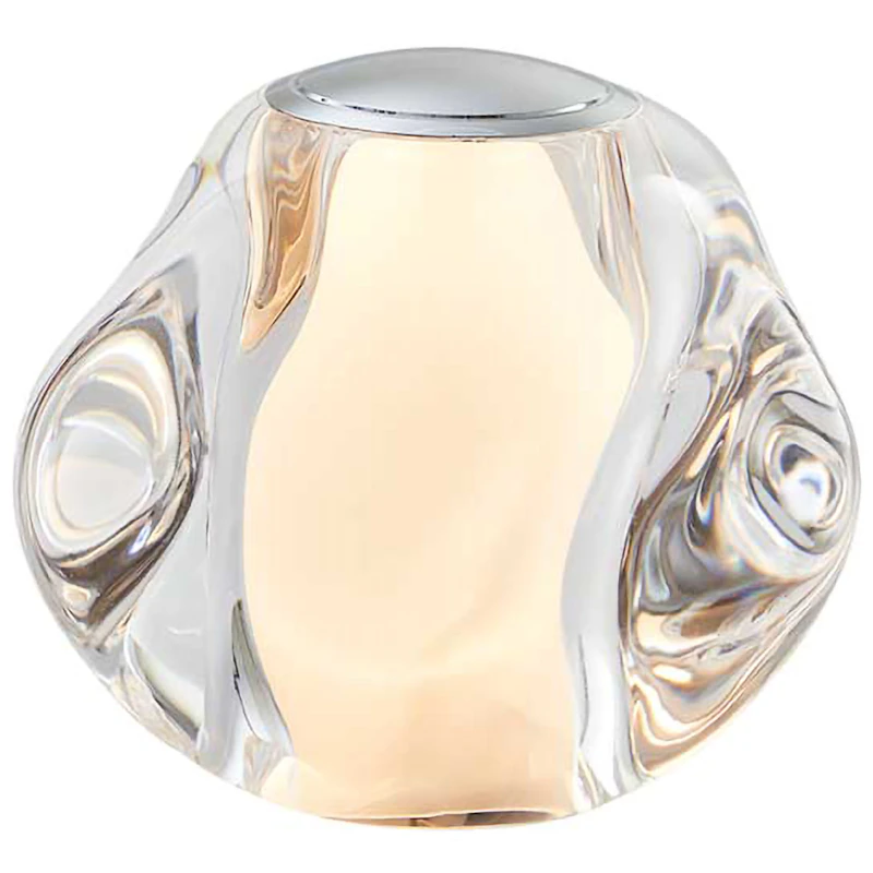 Ice Ball Table Lamp, Chrome