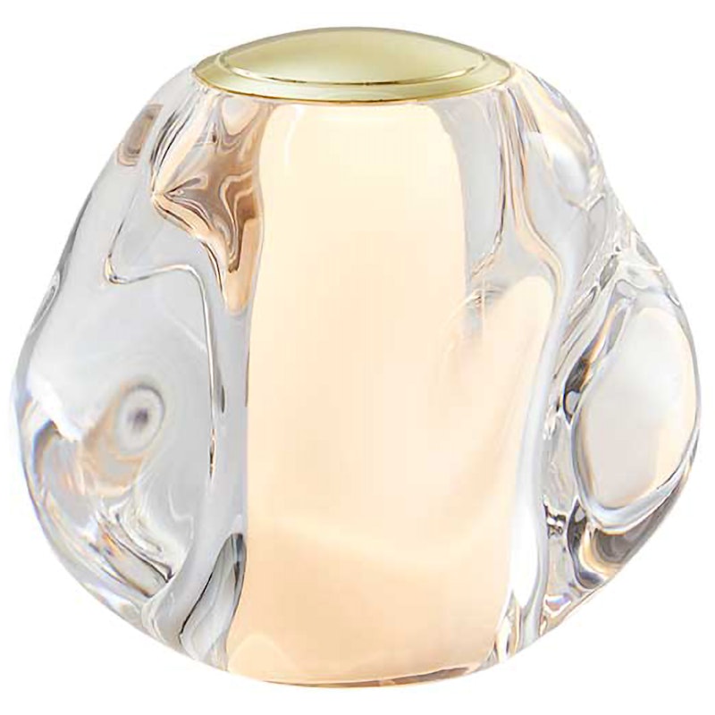 Ice Ball Table Lamp, Gold