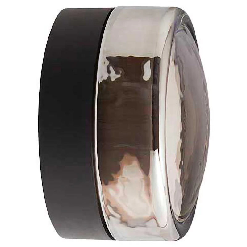 Otto Convex Wall Lamp Ø13 cm, Smoked