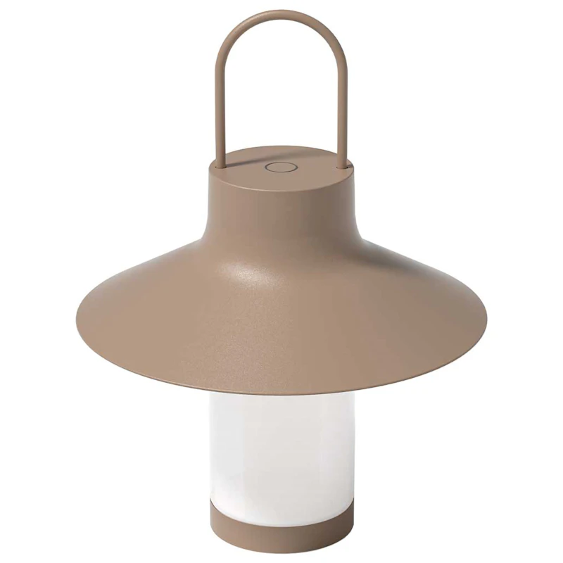 Shadow Large Table Lamp, Grey Beige