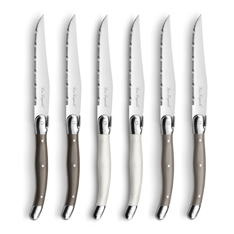 Tradition Grill Knives With Knife Block 6-pack, Mix