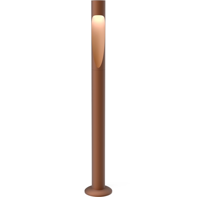 Flindt Garden Bollard Long Corten Base Without Adapter, 2700K