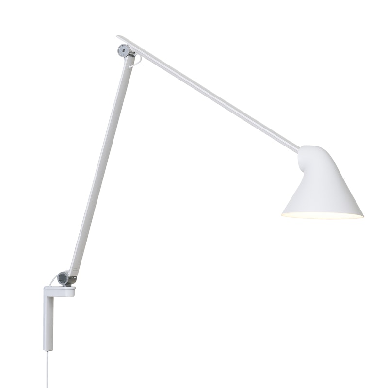 NJP Wall Lamp Long Arm, White