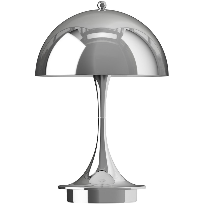 Panthella 160 Table Lamp Portable V3, Chrome