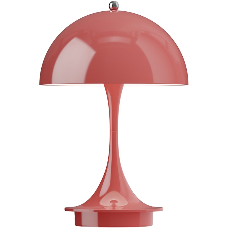 Panthella 160 Table Lamp Portable V3, Opaque Coral