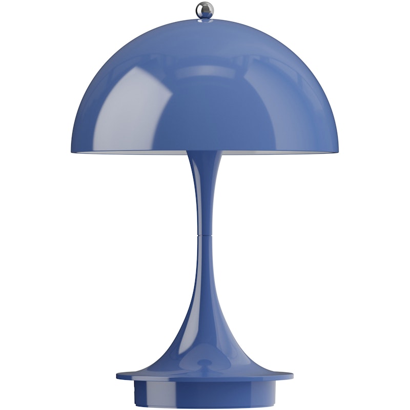 Panthella 160 Table Lamp Portable V3, Opaque Indigo