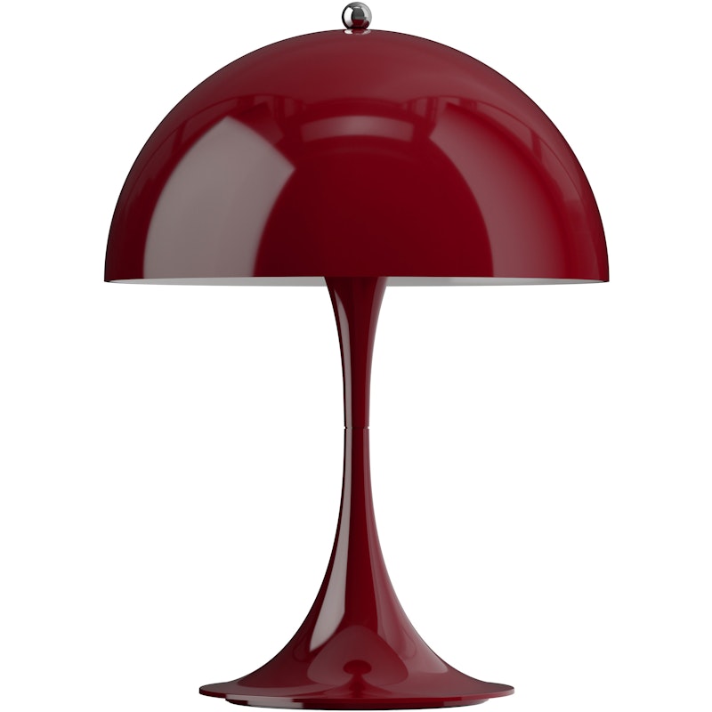 Panthella 250 Table Lamp Portable, Opaque Burgundy