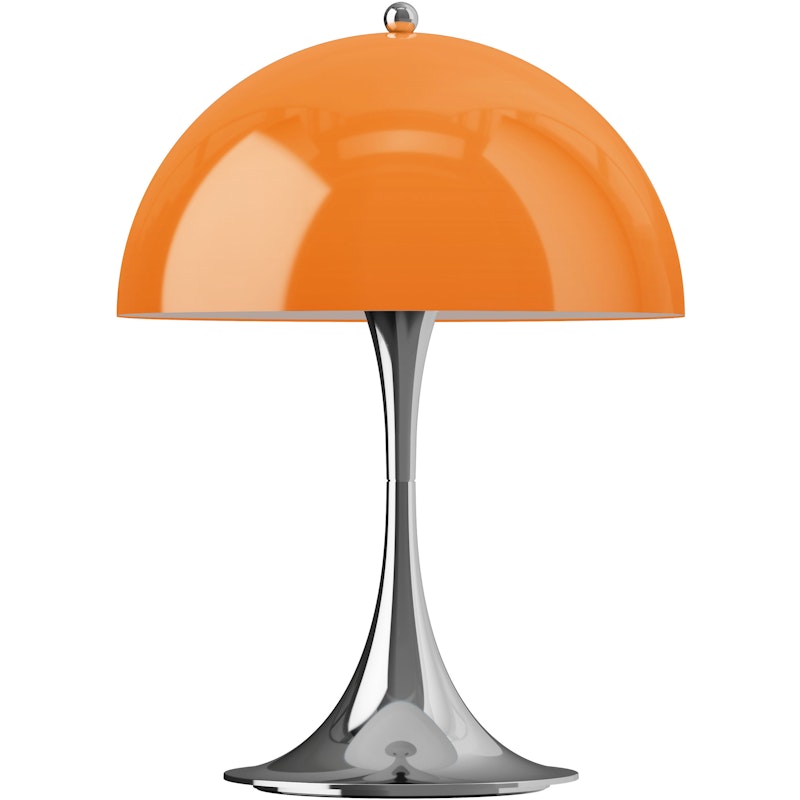 Panthella 250 Table Lamp Portable, Original Opal Orange