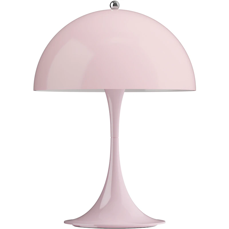 Panthella 250 Table Lamp Portable, Opal Pale Rose