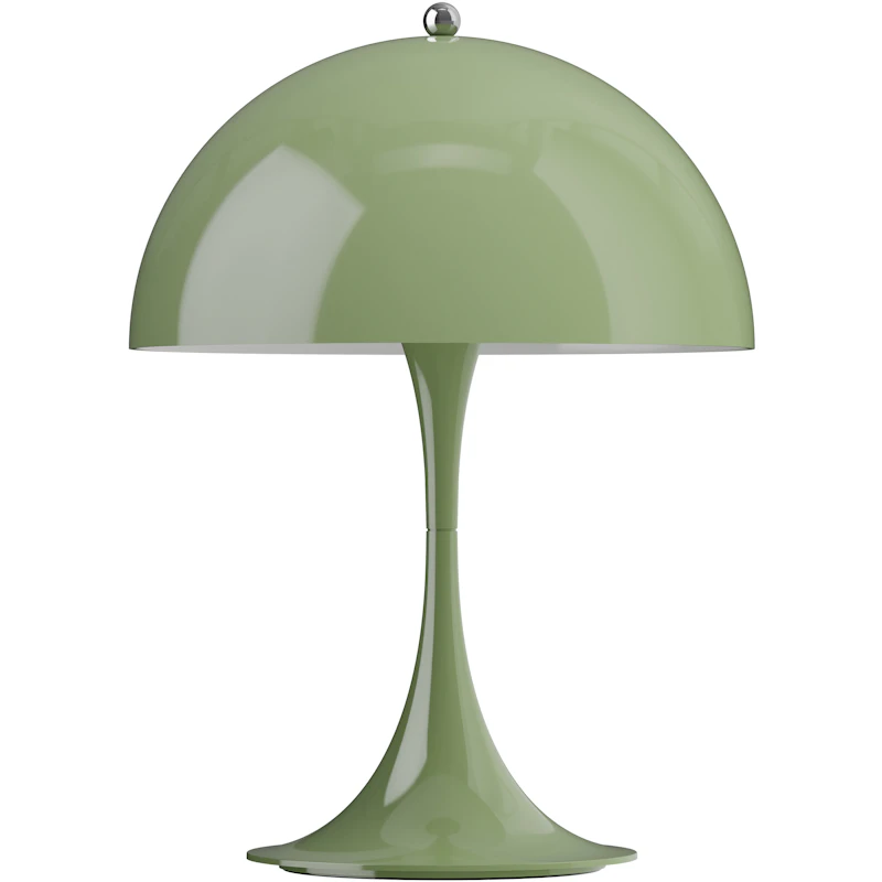 Panthella 250 Table Lamp Portable, Opaque Moss Green
