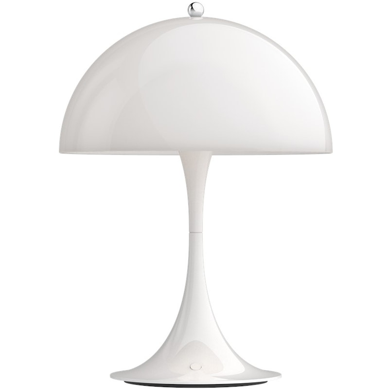 Panthella 250 Table Lamp Portable, White Opal Acryl