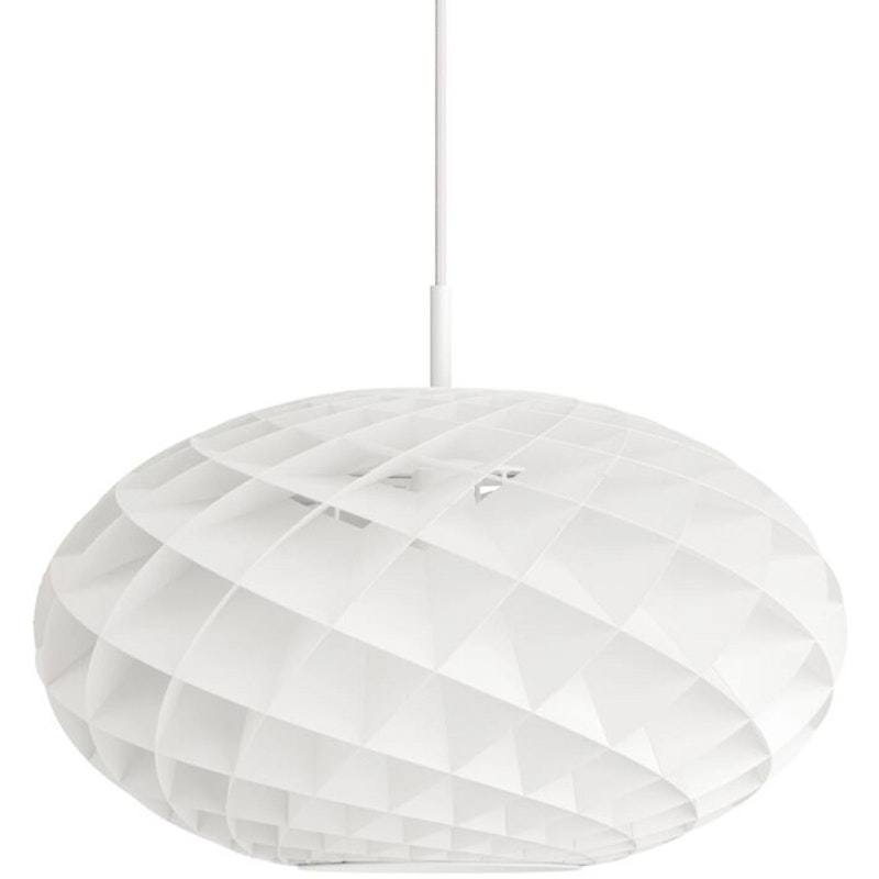 Patera Oval Pendant 500 mm, White