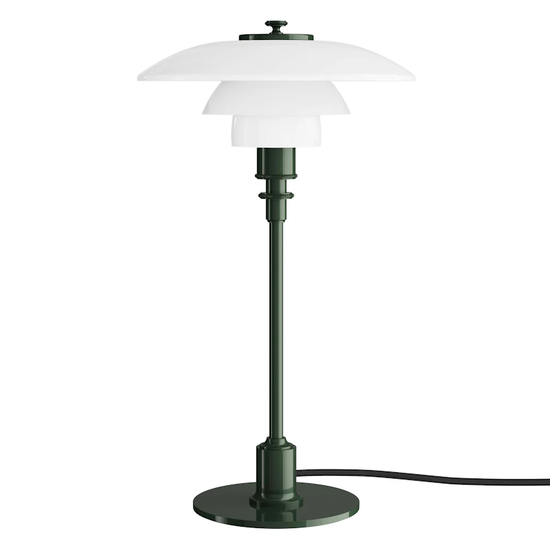 PH 2/1 Table Lamp, Glossy Deep Green