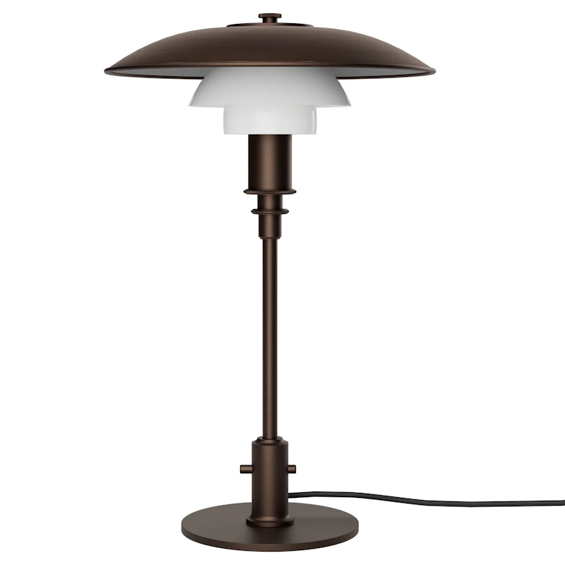 PH 3/2 Table Lamp, Aged Brass / Opal Glass