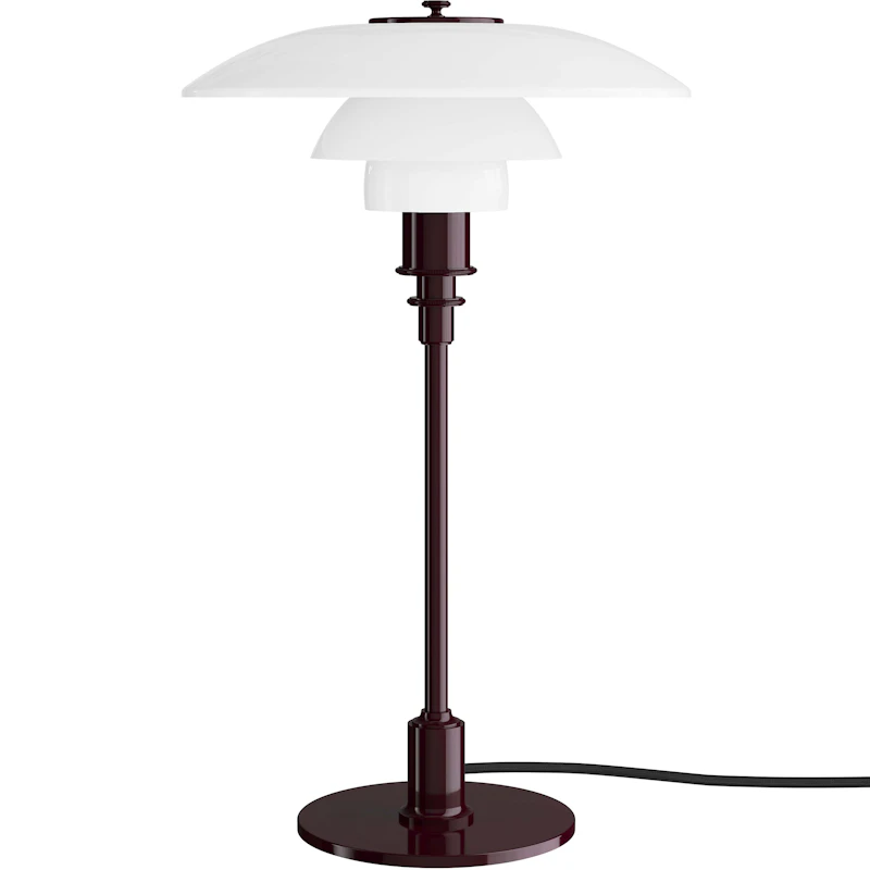 PH 3/2 Table Lamp, Glossy Burgundy