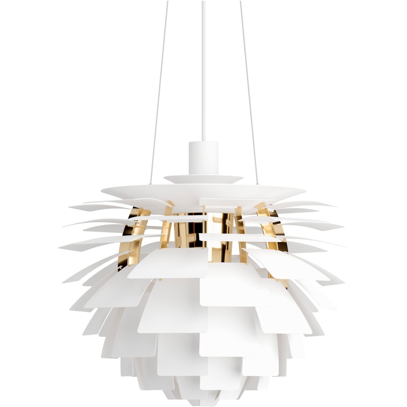 PH Artichoke Pendant 48 cm, Brass / Soft White
