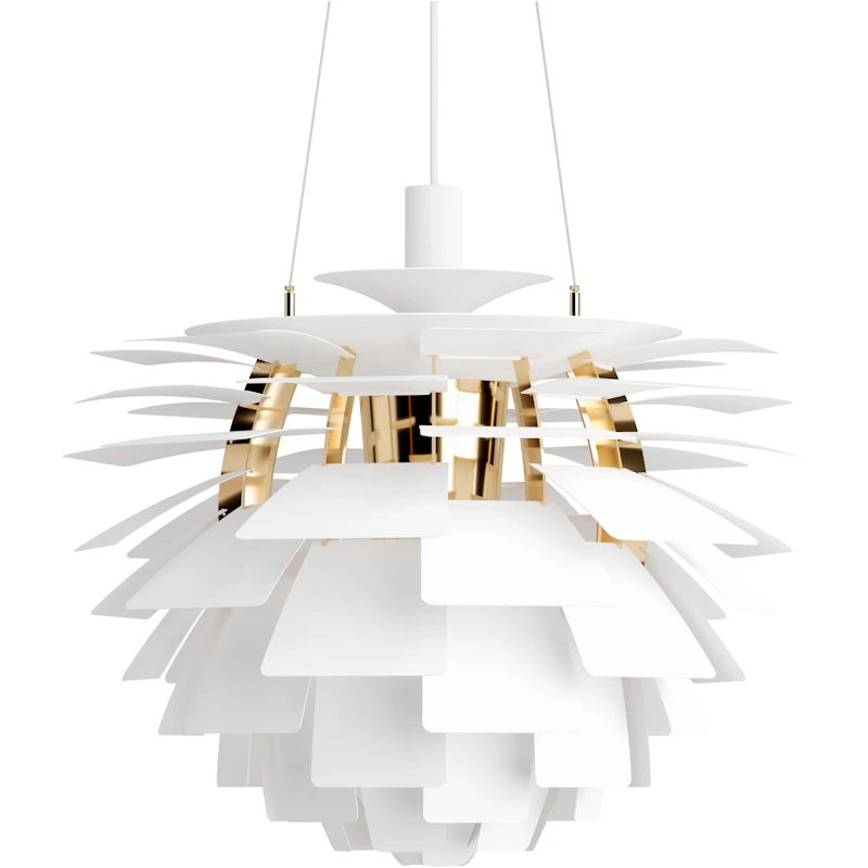 PH Artichoke Pendant 60 cm, Brass / Soft White