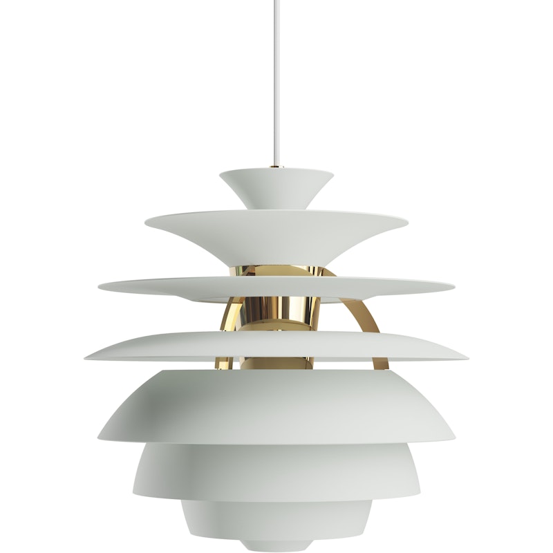 PH Snowball Pendant, Dusty Green / Brass