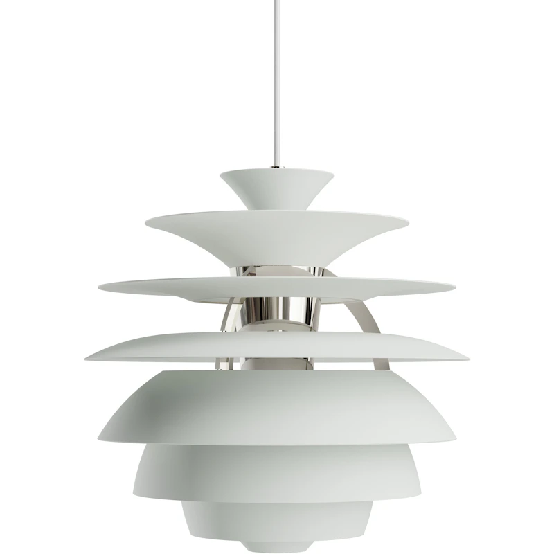 PH Snowball Pendant, Dusty Green / Chrome