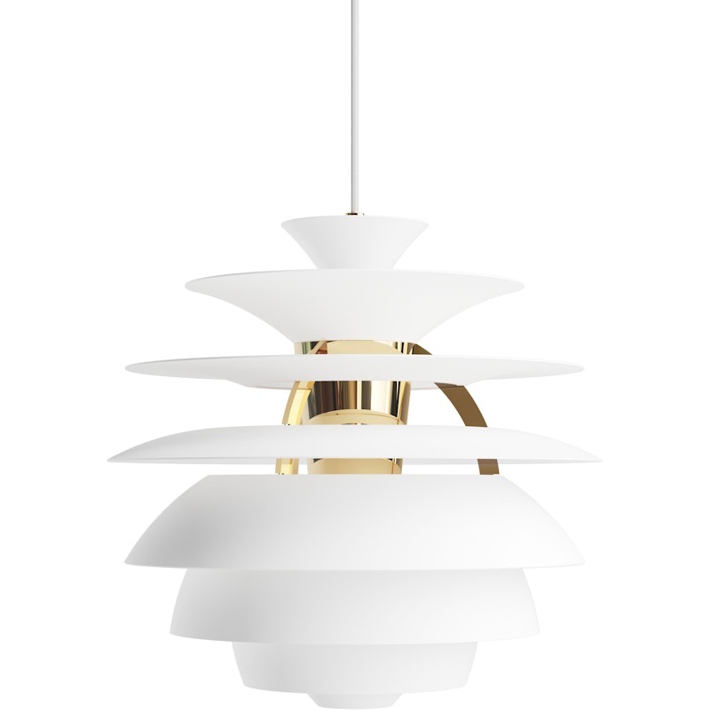 PH Snowball Pendant, Soft White / Brass