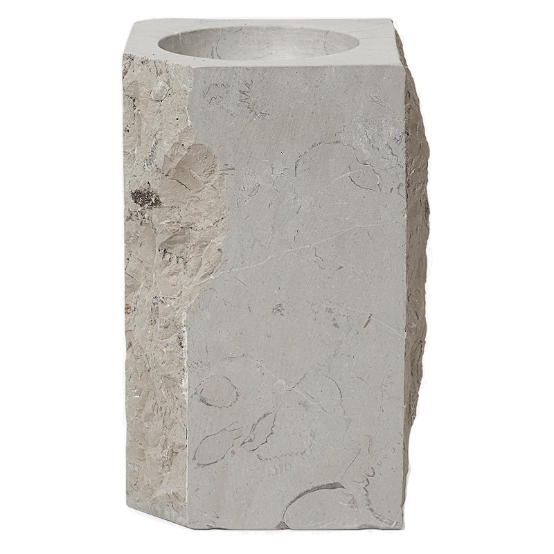 Gallery Object Candle Holder 18 cm, Grey Marble