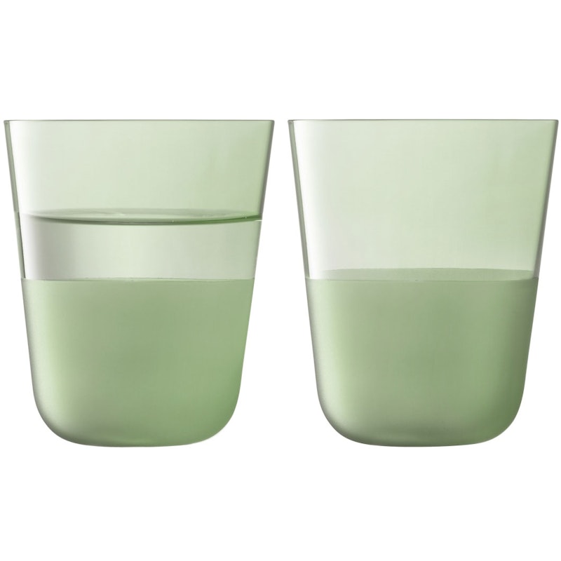 Arc Contrast Tumbler 38 cl 2-pack, Moss