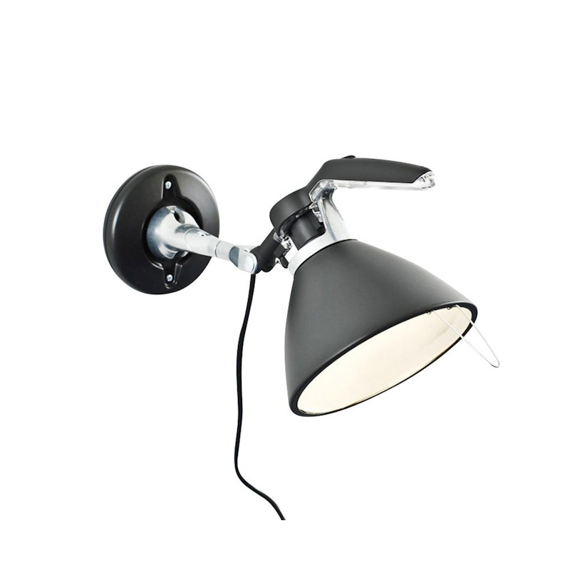 Fortebraccio Wall Lamp, Black