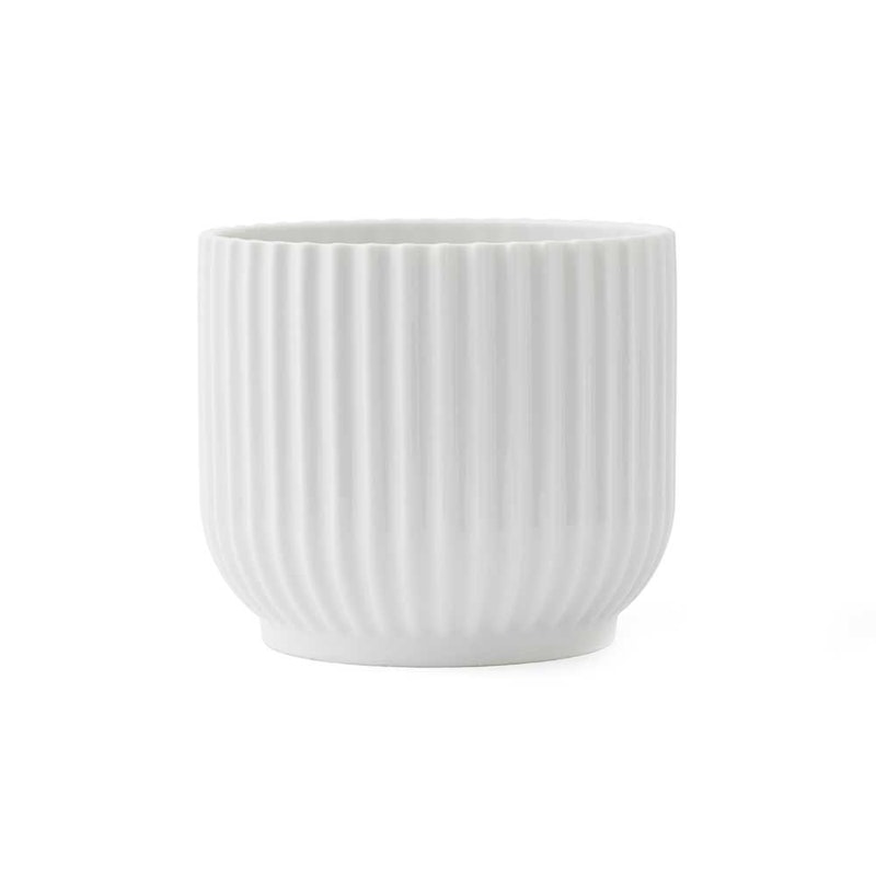 Lyngby Flower Pot Small, White