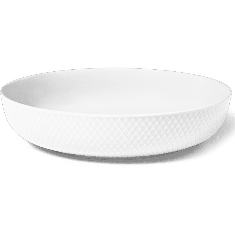 Rhombe Serving Bowl 28,5 cm, White