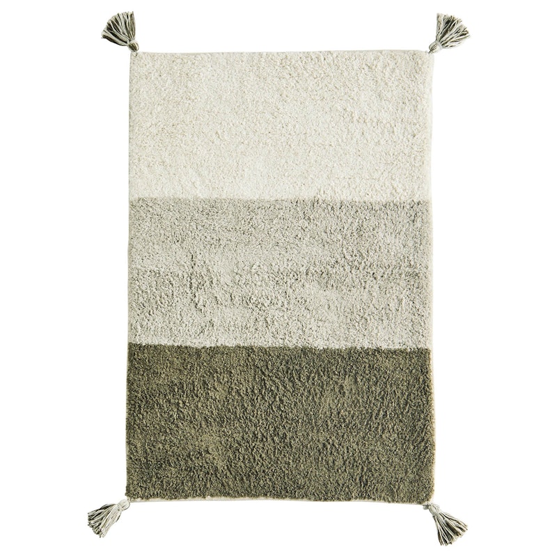 Bath Mat 60x90 cm, Grey/Olive