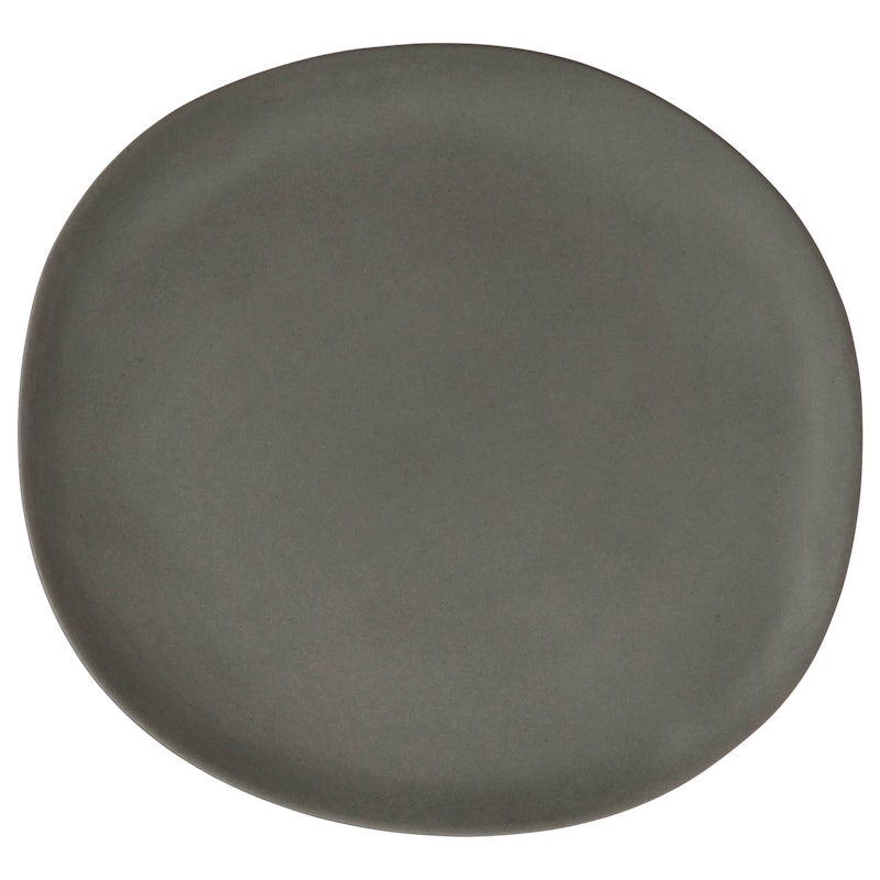 Eco Sustainable Melamine Plate 20 cm, Dark Grey