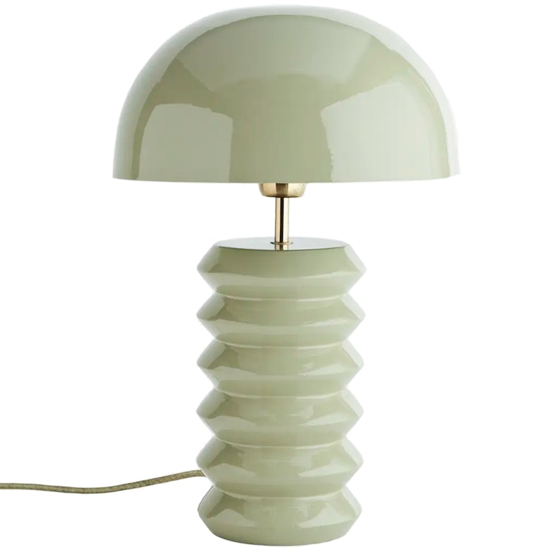 Enamel Table Lamp, Sage