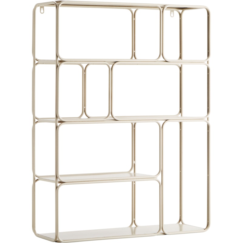 Wall Shelf 60x80 cm Iron, Off-white