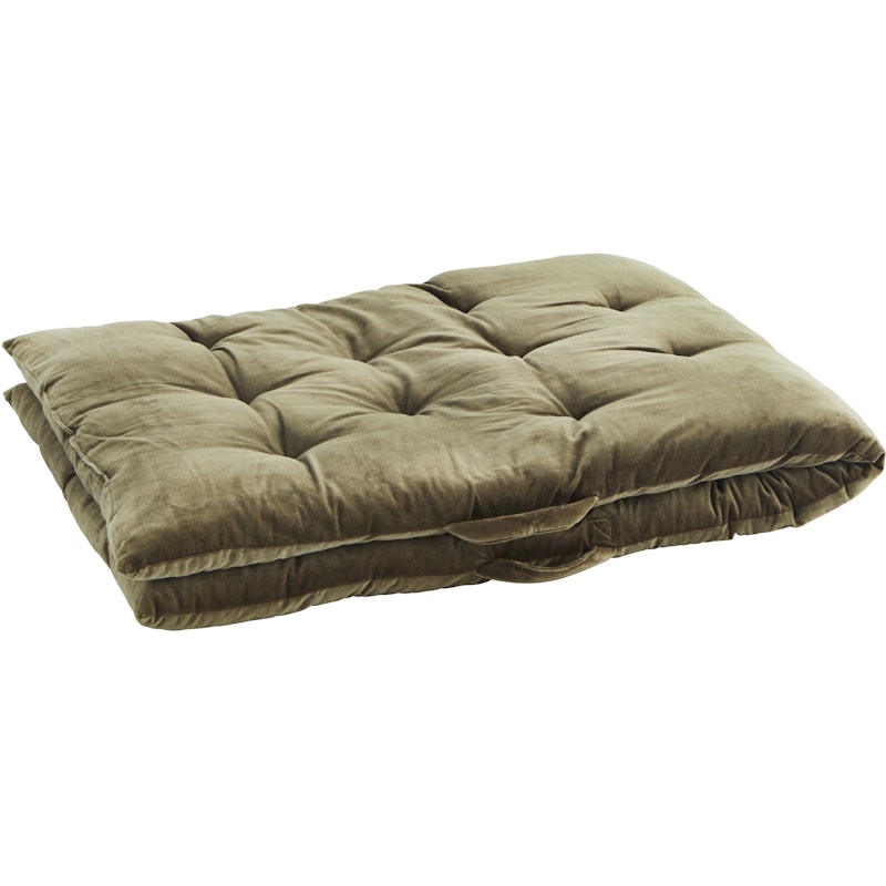 Mattress Cotton Velvet 70x180 cm, Dusty Green