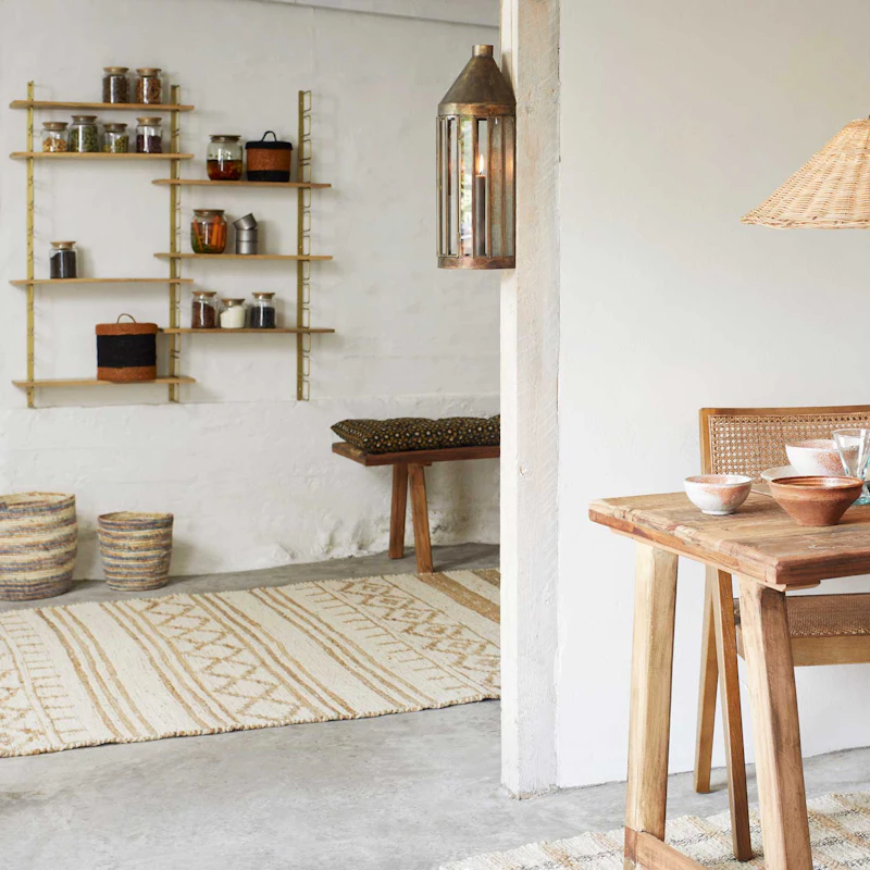 イギリス アンティークWall Shelf シェルフ 棚 テーブル Wall Shelf Antique Brass, 119x123 cm | RoyalDesign.co.uk