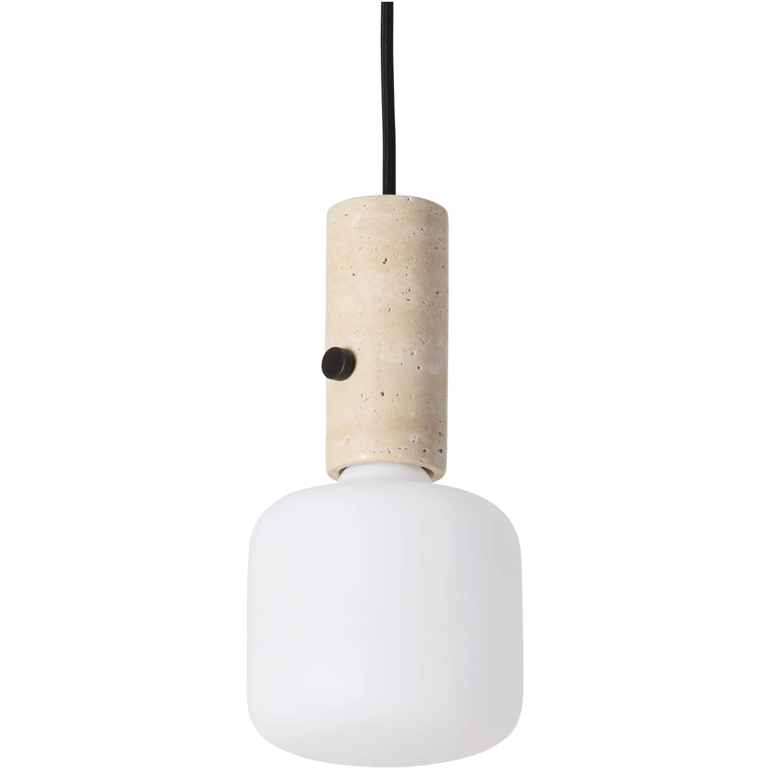 Core Pendant / Table Lamp, Creme Travertine | RoyalDesign.co.uk