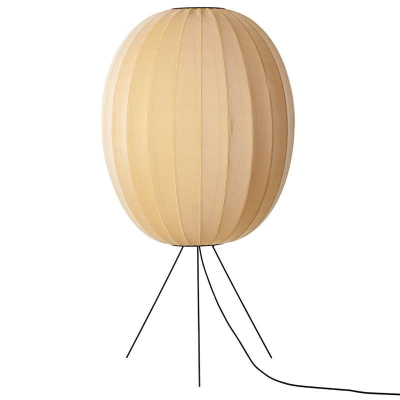 Knit-Wit Floor Lamp High Oval Ø65 cm, Sunrise