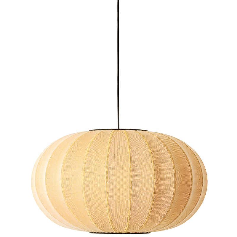 Knit-Wit LED Pendant Oval Ø57 cm, Sunrise