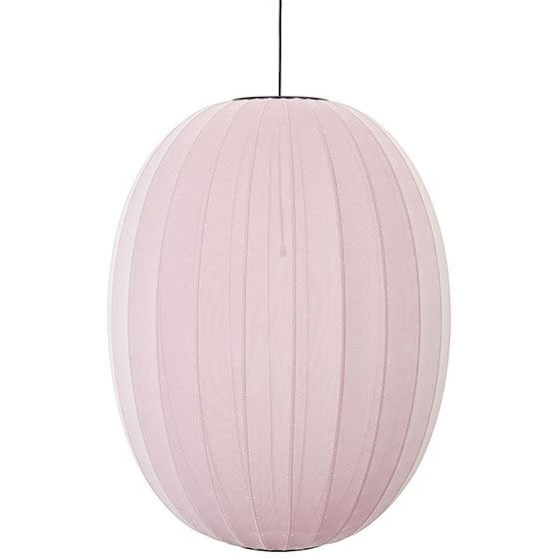 Knit-Wit Pendant High Oval 65 cm, Light Pink