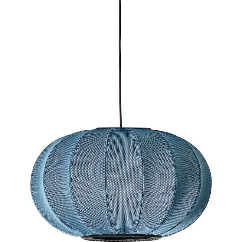 Knit-Wit Pendant Oval 57 cm, Blue Stone