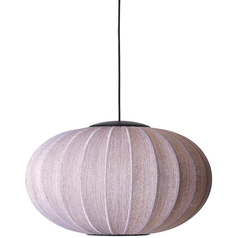 Knit-Wit Pendant Oval 57 cm Anniversary Glitter, Gold