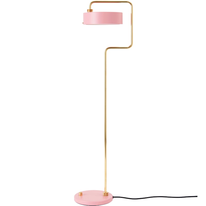 Petite Machine Floor Lamp, Light Pink