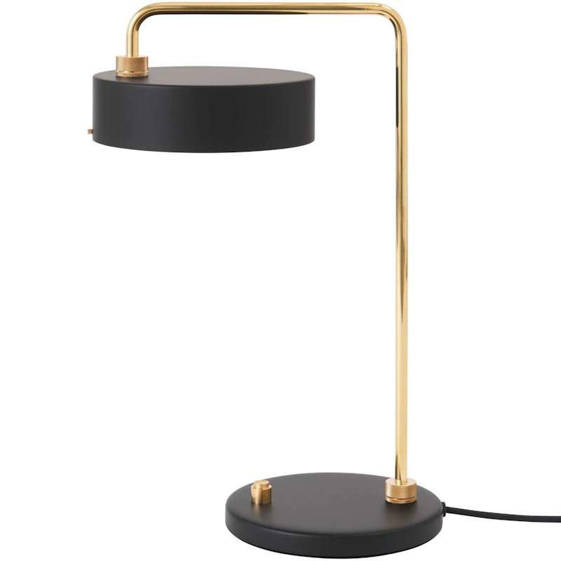 Petite Machine Table Lamp, Deep Black