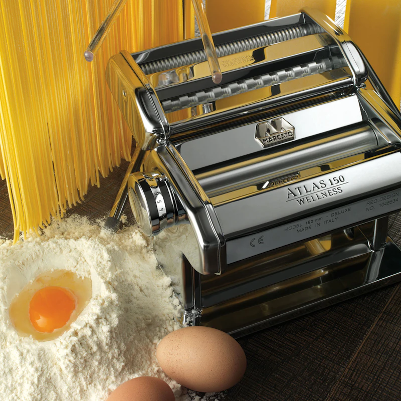 Atlas 150 Pasta Machine, Stainless Steel | RoyalDesign.co.uk